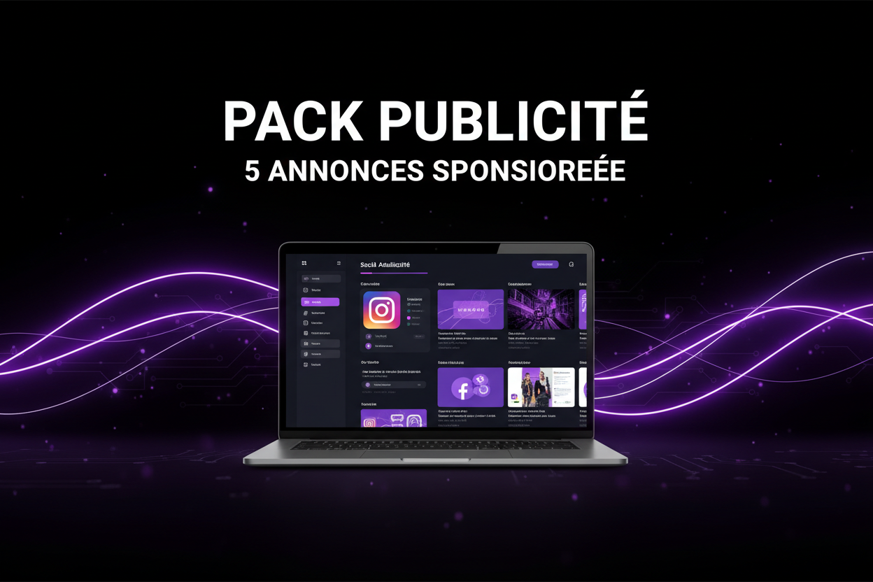 Pack Publicité – Création de 5 Annonces Sponsorisées pour votre Boutique